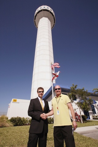 Victor Santor and Opa locka Federal Contract Tower Nov. 2012