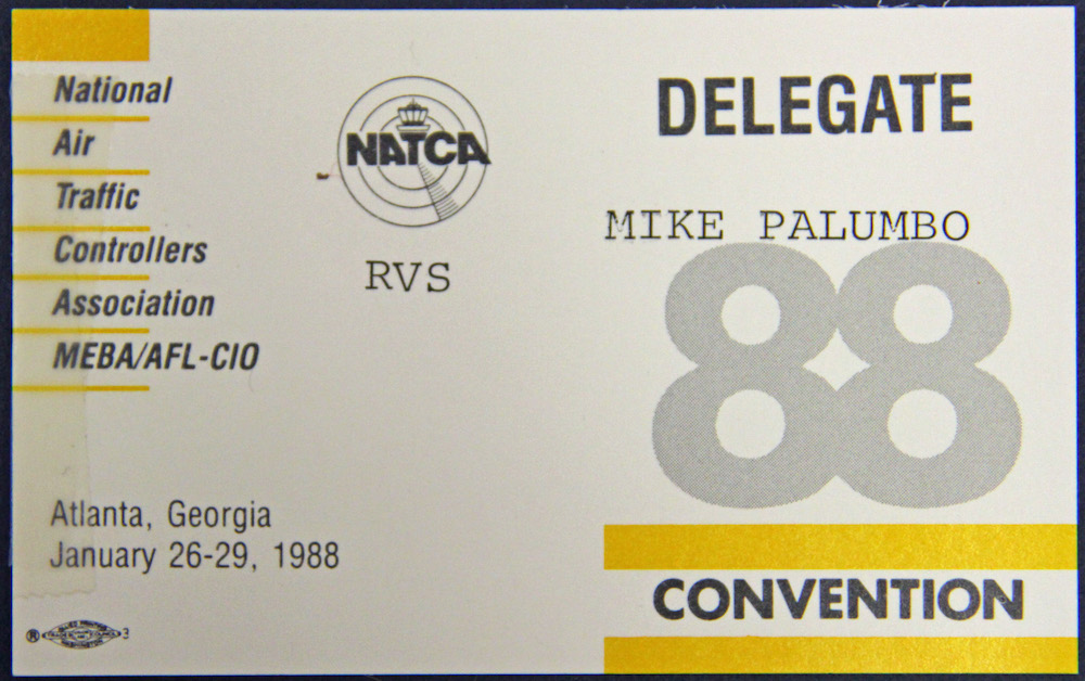 19880126CONV Delegate Badge