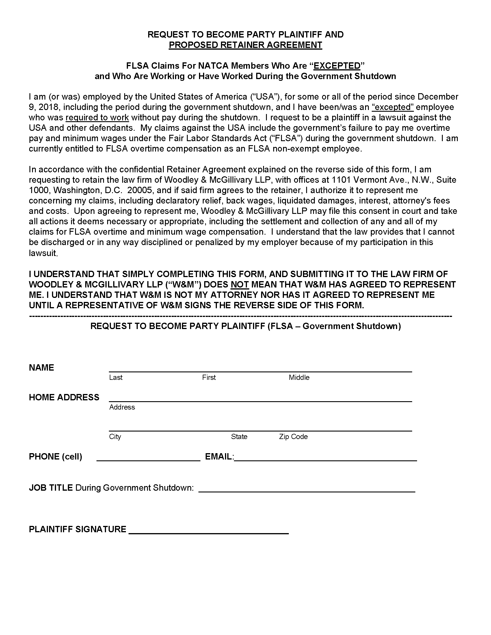 56659 NATCA Government Shutdown Consent Signoff1 Page 1