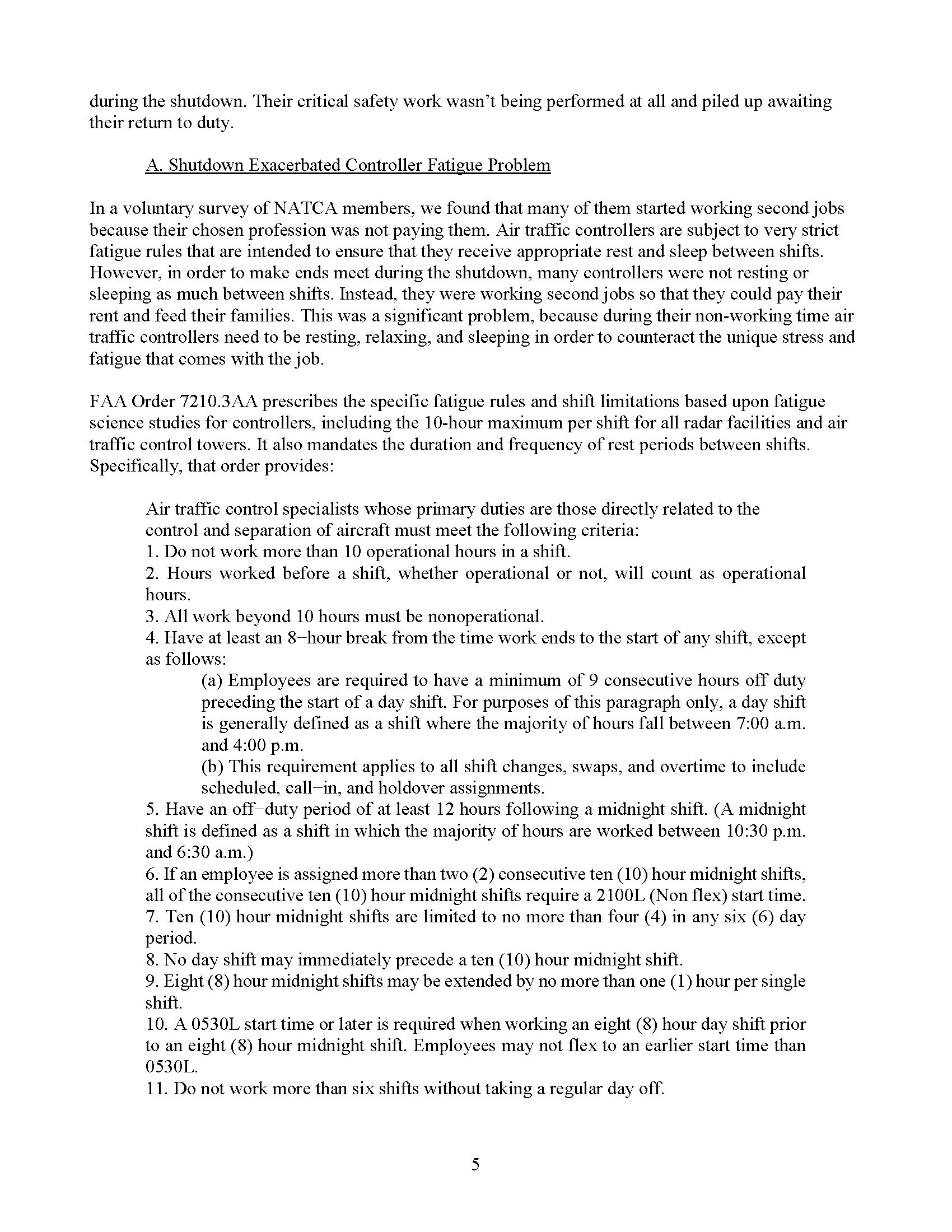 NATCA Paul Rinaldi Written Testimony for TI Aviation Subcommittee Feb 13 2019 FINAL Page 01