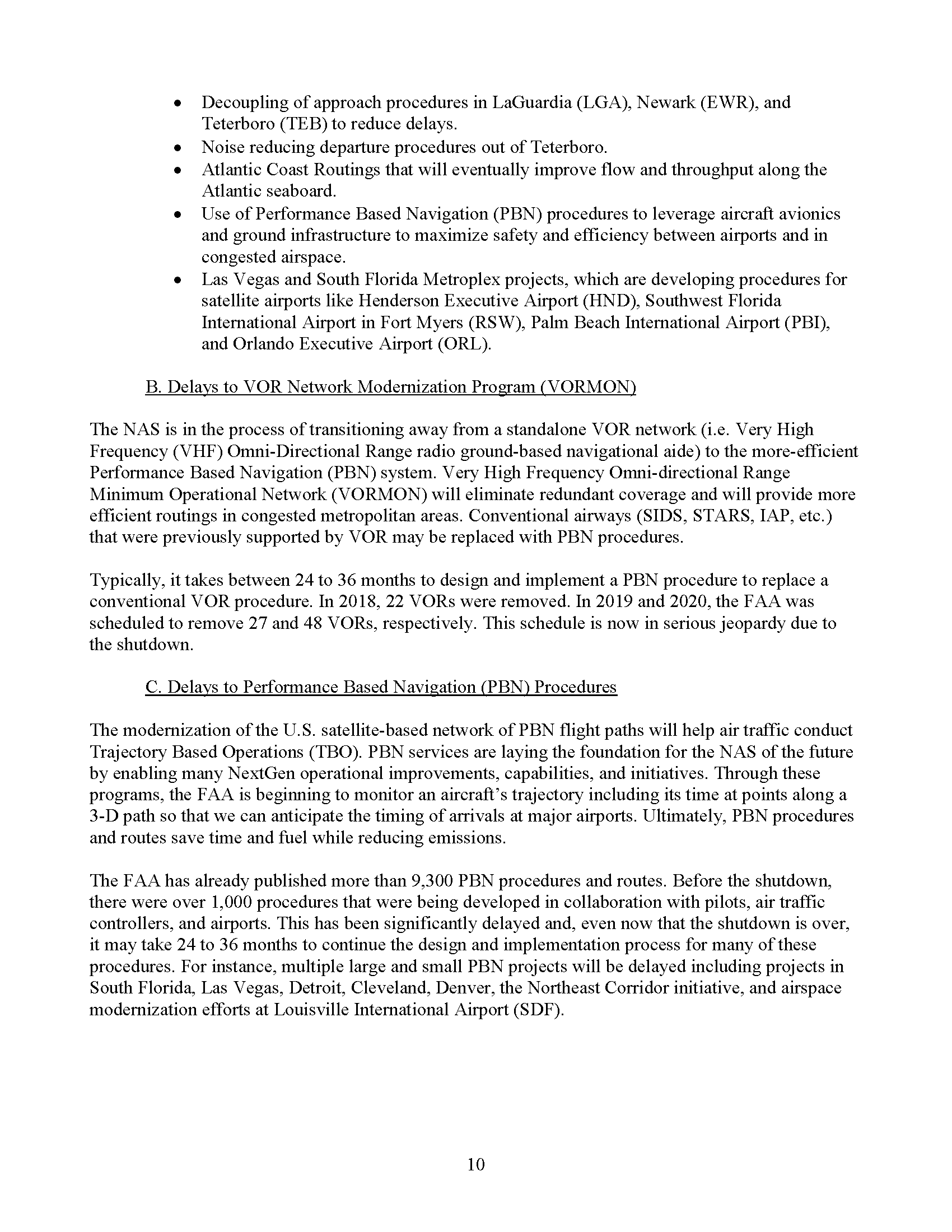 NATCA Paul Rinaldi Written Testimony for TI Aviation Subcommittee Feb 13 2019 FINAL Page 01