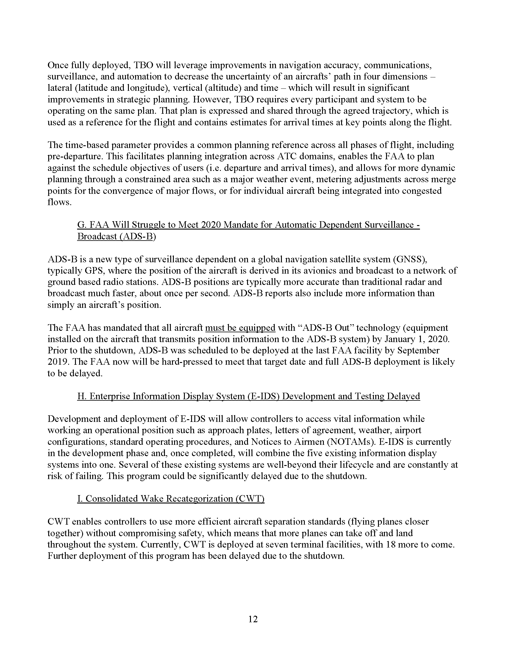 NATCA Paul Rinaldi Written Testimony for TI Aviation Subcommittee Feb 13 2019 FINAL Page 01