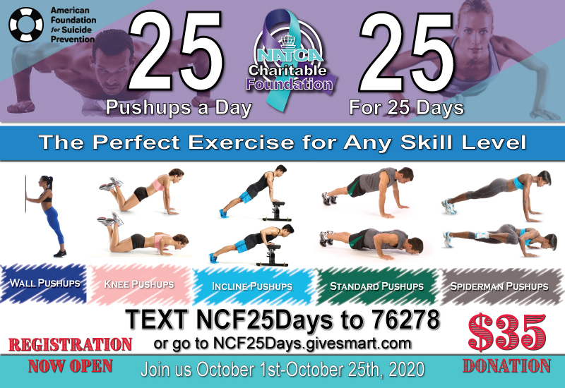 Registration Still Open for NCF 25 for 25 Pushup Challenge; Silent