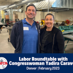 Matt Scala (D01) and Congresswoman Yadira Caraveo