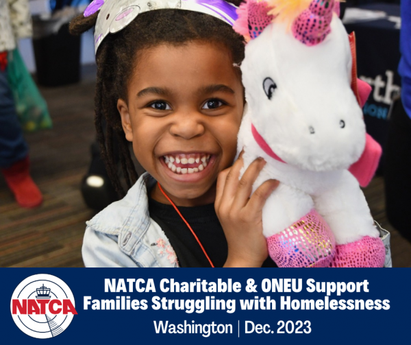 NATCA Charitable and ONEU Join Forces to Spread Holiday Cheer for Local Families